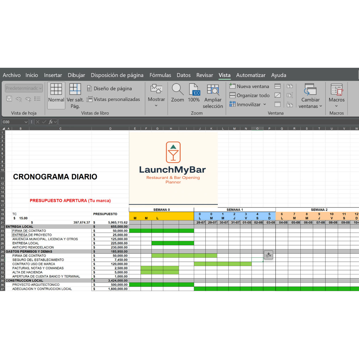 LaunchMyBar – Restaurant /Bar Opening Toolkit