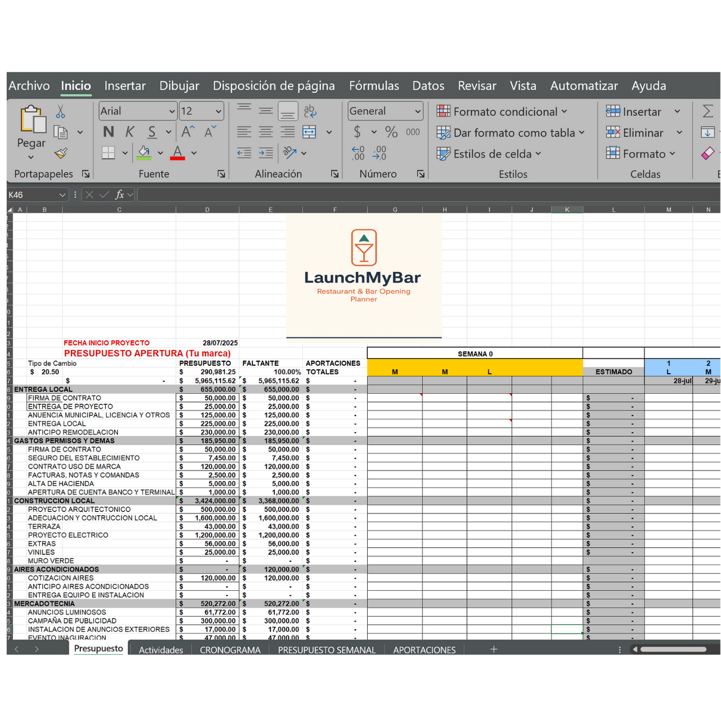 LaunchMyBar – Restaurant /Bar Opening Toolkit